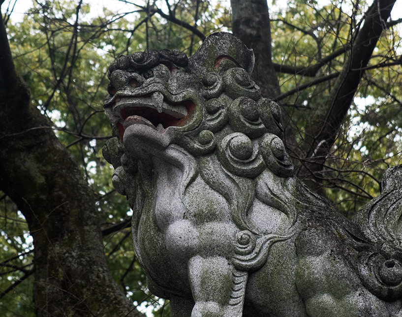 komainu, sanctuaire Ikari, Hiroshima