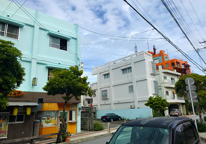 Immeubles colorés, Naha, Okinawa