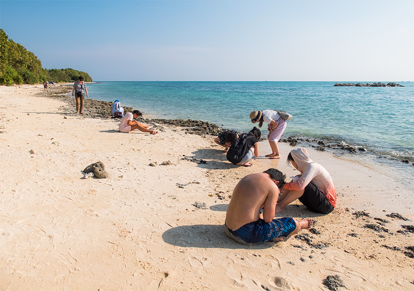 plage de sable étoilé, Kaiji beach, Taketomi-jima