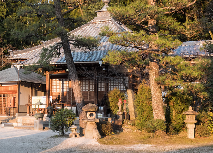 Pavillon Fudō-dō au Fudō-in, Hiroshima, Futabanosato