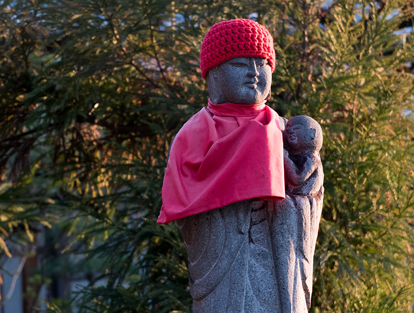 statue jizo, temple Fudo-in, Hiroshima