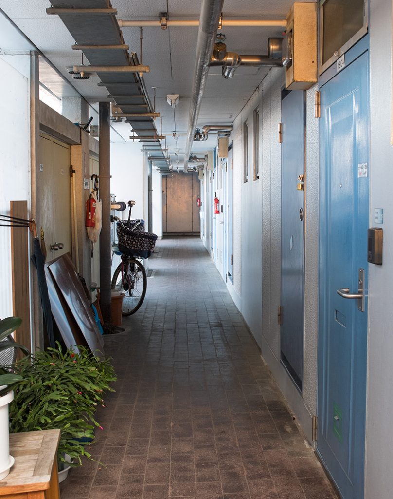 Grand ensemble d'habitations Motomachi, Hiroshima 市営基町高層アパート, jardins