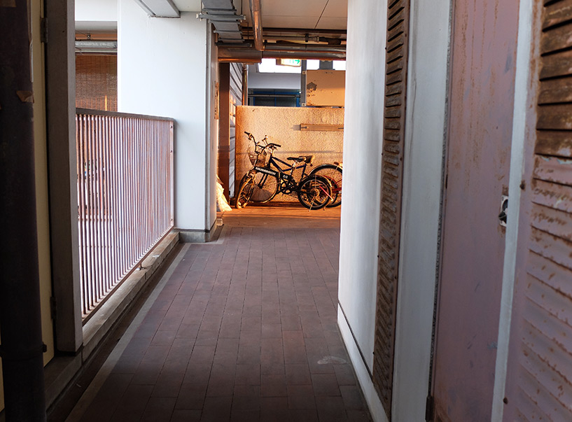Grand ensemble d'habitations Motomachi, Hiroshima 市営基町高層アパート, jardins