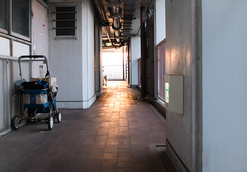 Grand ensemble d'habitations Motomachi, Hiroshima 市営基町高層アパート, jardins