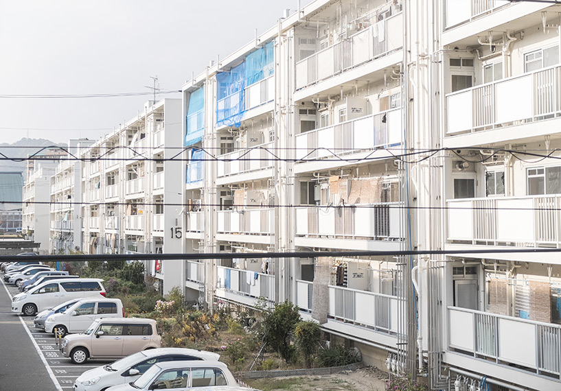 Grand ensemble d'habitations Motomachi, Hiroshima 市営基町高層アパート, jardins