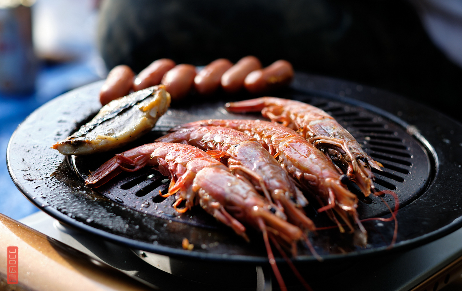 AVril 2020, Hiroshima, hanami, barbecue, crevettes