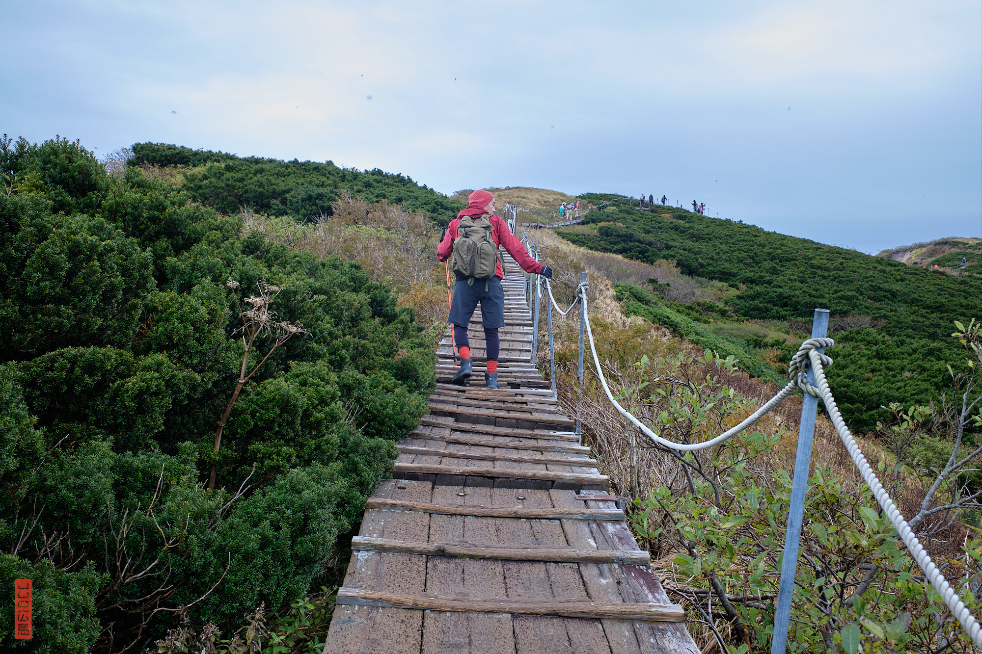 sommet du mont Daisen, Japon