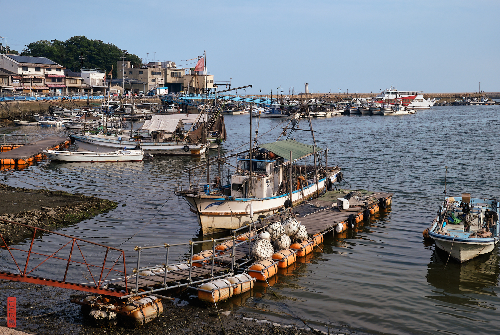le port de Tomo-no-Ura, préfecture d'Hiroshima