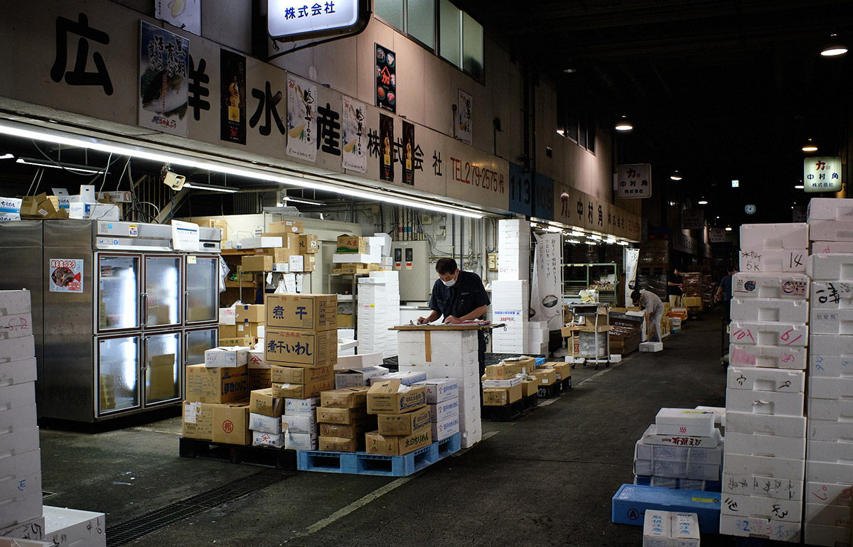 marché de nuit à Hiroshima